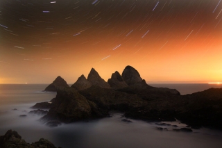 Arch Rock at Night