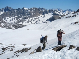 Hikers in the Sierra